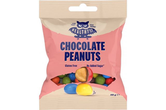 HealthyCo Chocolate Peanuts 40g 