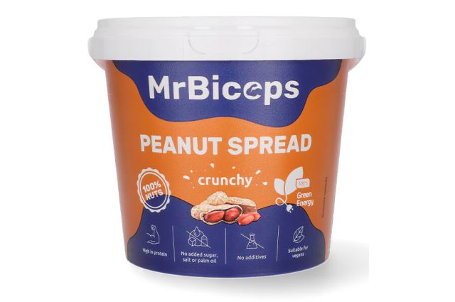 MrBiceps Peanut Spread 1000g Crunchy