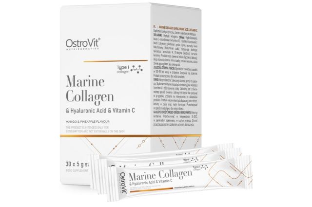 Marine Collagen + Hyaluronic Acid + Vitamin C 5 g x 30
