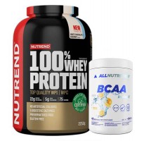  Nutrend 100% Whey protein + Allnutrition Bcaa Instant