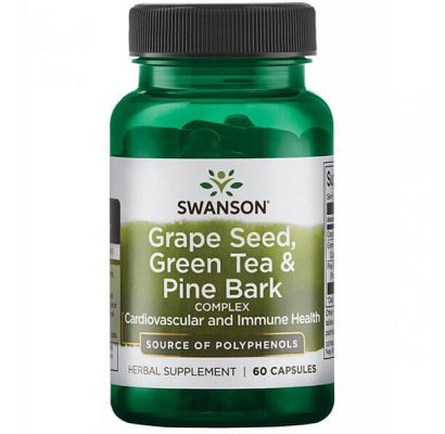 Swanson Grape Seed, Green Tea & Pine Bark Complex 