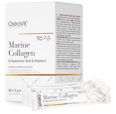 Marine Collagen + Hyaluronic Acid + Vitamin C 5 g x 30