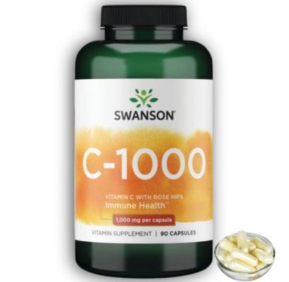 Swanson Vitamin C w/Rose Hips 1000 mg