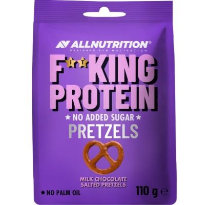Allnutrition FITKING Protein Pretzels Milk Chocolate Salted Pretzels