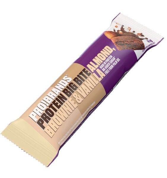 Brands Protein Bar BigBite 45g almond ir vanilla