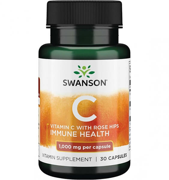 Swanson Vitamin C with Rose Hips 1000mg