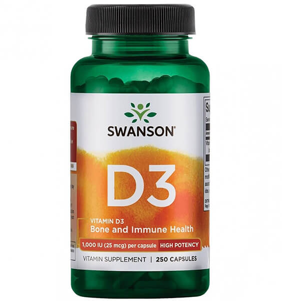 Swanson Vitamin D3 1000IU