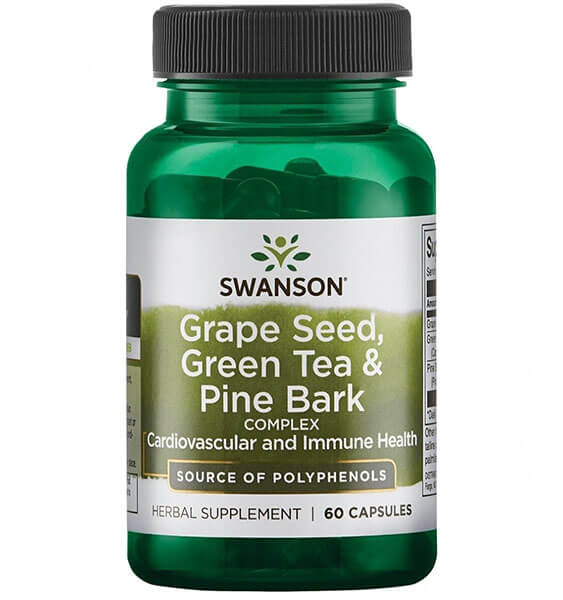 Swanson Grape Seed, Green Tea & Pine Bark Complex 