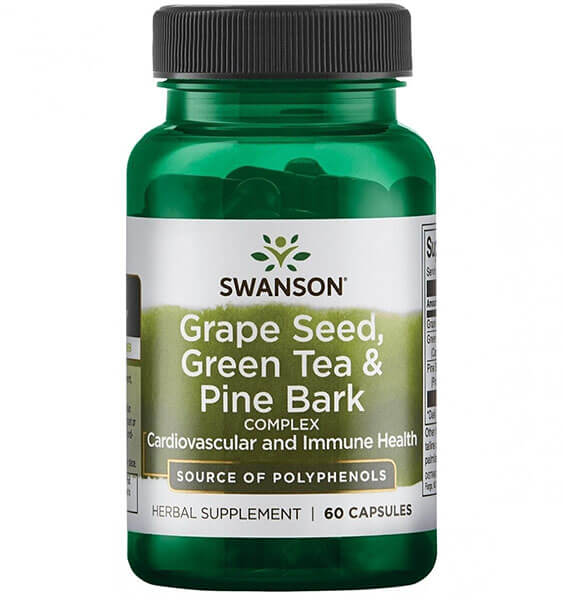 Swanson Grape Seed, Green Tea & Pine Bark Complex 