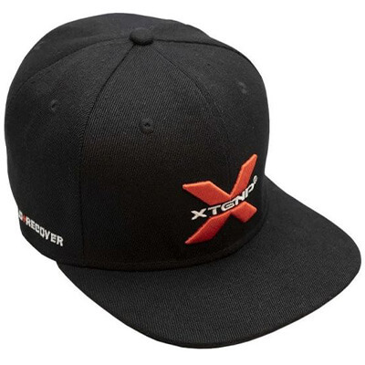 Xtend Cap Black Red Logo