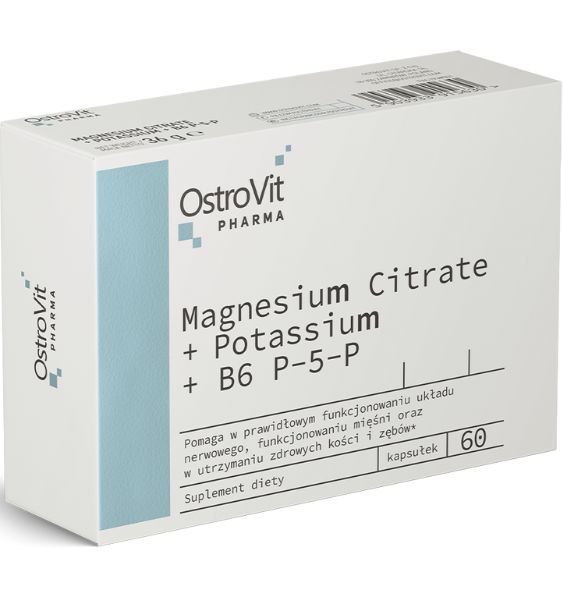 Pharma Magnesium Citrate+Potassium+B6 P-5-P 60 cap