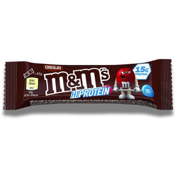 M&Ms HI Protein bar 51g Chocolate