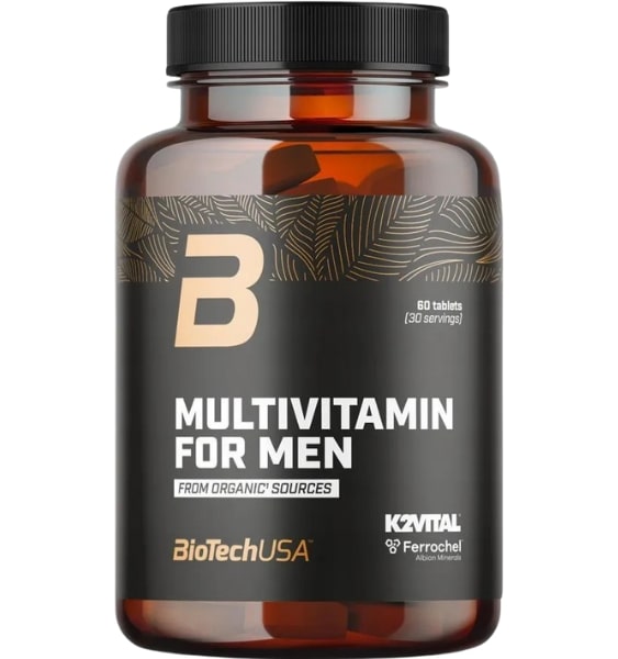 BioTech Multivitamin for Men from organic sources